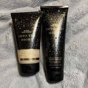 Bath & Body Works Into the Night Body Body Scrub and Body Cream Set